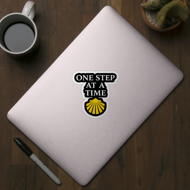 One Step at a Time | Camino de Santiago Pilgrim Design by Christian by Grace SINCE 2013